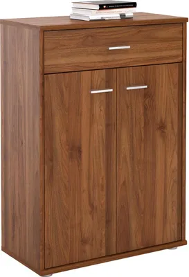 Produktbild von Kommode Sideboard Schrank TOMMY in nussbaum, Anrichte Highboard mit Schublade und 2 Türen