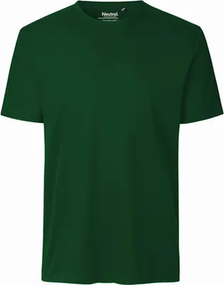 Image de Neutral O61030 | T-shirt interlock homme / 100% coton équitable - Couleur : Bottle Green - Taille : S