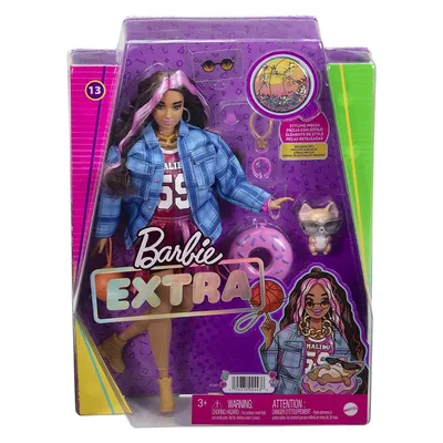 Image de Barbie Extra Poupée Basketball Jersey, Poupée à habiller, Poupée de mode