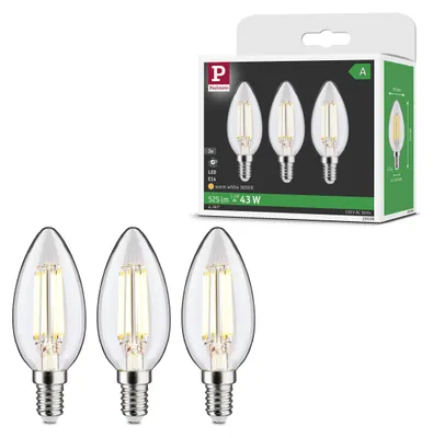Image de Paulmann Eco-Line Filament 230V LED bougie set de 3 98mm