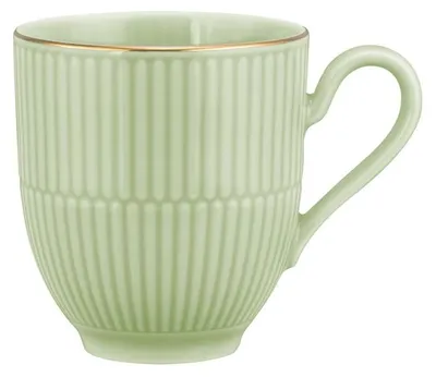 Produktbild von Seltmann Weiden Amina seladon/Goldrand Becher mit Henkel 0,35 l
