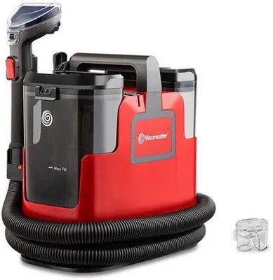 Productafbeelding van Tapijtreiniger Vlekreiniger - 400 W Rood - Nat-Droogzuiger Voor Tapijt Bekleding Auto - Compacte Textielreiniger
