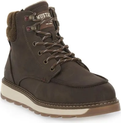 Produktbild von Mustang Veterschoenen Hoog Veterschoenen Hoog - Donkerbruin - Maat 44