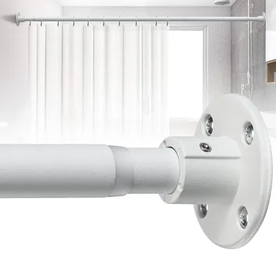 Productafbeelding van Solidchoice - Verstelbare Gordijnstang zonder Boren (70-190 cm)