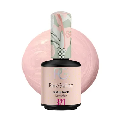 Produktbild von Pink Gellac - Shellac Nagellack 15 ml - Satin Pink Gellack - UV Nagellack