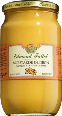 A jar of mustard.