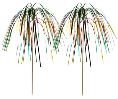 Obrázek produktu pro Papstar Deko Picker Feuerwerk Farbe Multcolor Höhe 15cm 100 Stück