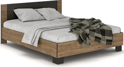 Obrázek produktu pro nabbi Manželská postel s roštem Verify LB-140 140x200 cm - dub duben / wenge