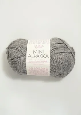Produktbild von Mini Alpakka col. 1042 grey mottled ca. 150 m 50 g