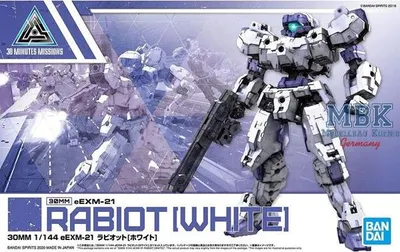 Image de BANDAI BAN505059531 30MM eEXM-21 Rabiot (Blanc) 14 cm