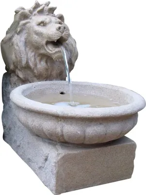 Produktbild von Ubbink Basel - Wasserspiel Löwenkopf mit LED-Beleuchtung