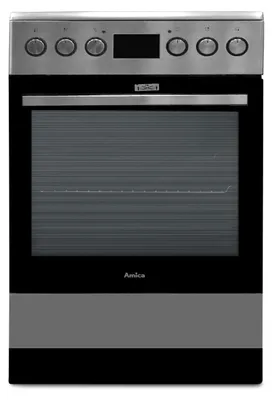 Produktbild von Amica SHC 903 001 E, Standherd Elektro, 50 cm, Fine Design, Edelstahl, SensorControlPlus Timer, MF9, Umluft,