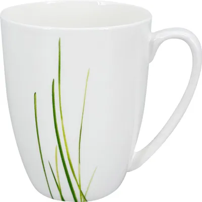 Zdjęcie produktu dla Kubek porcelanowy Luna Grass 350 ml, biały/zielony