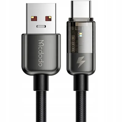 Produktbild von Kabel USB-C Mcdodo CA-3150, 6A, 1,2m (schwarz)