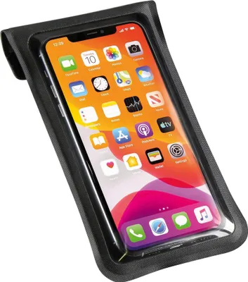 Produktbild von Phone Bag Light M KLICKfix mit Adapter transparent/schwarz, mit Drehkupplung