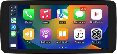 Obrázok produktu pre Autorádio s Bluetooth, CarPlay, kompatibilné s Nissan, Hyundai a VW, Apple a Android, stereo systém, navigačný systém, pamäť 8 GB/128 GB