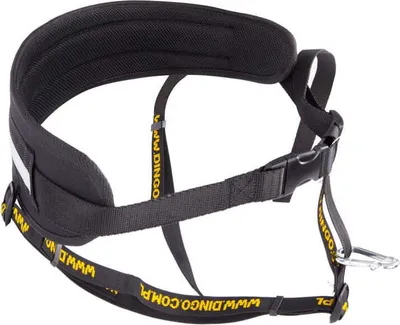 Produktbild von Dingo Multifunktionsgürtel für Hunde Canicross Gürtel 4 in 1 Laufband Freihandleinen für Hunde Professioneller Gürtel Schwarz