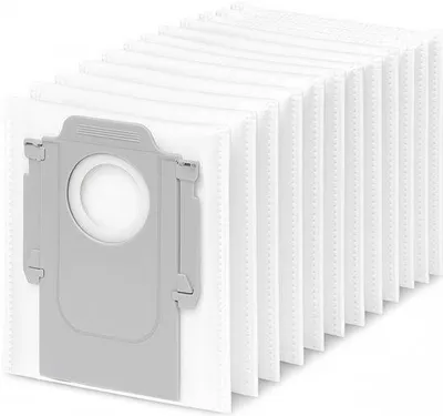 Productafbeelding van 12 stofzuigerzakken geschikt voor Roborock Q7 Max, S7 MaxV Ultra, S7 Pro Ultra