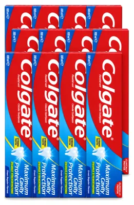 Immagine prodotto di 12 tubetti di dentifricio Colgate Maximum Cavity Protection - 100 ml - Confezione  - 12 pezzi
