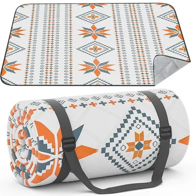 Zdjęcie produktu dla Koc piknikowy, 200 x 300 cm, wodoodporny, można prać, bez piasku, z uchwytem do przenoszenia