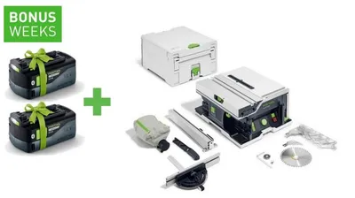 Image de Scie circulaire de table sans fil Festool CSC SYS 50 EBI-Basic