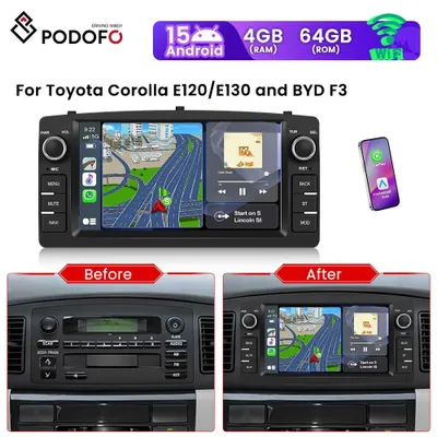 Produktbild von Android 15 Autoradio – 7-Zoll-Touchscreen – Multimediasystem für das Auto – GPS-Navigation