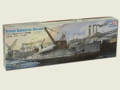Obrázek produktu pro French Submarine Surcouf - Hobby Boss 83522 1:350
