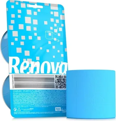 Produktbild von Renova Crystal Toilettenpapier Blau 2 Rollen