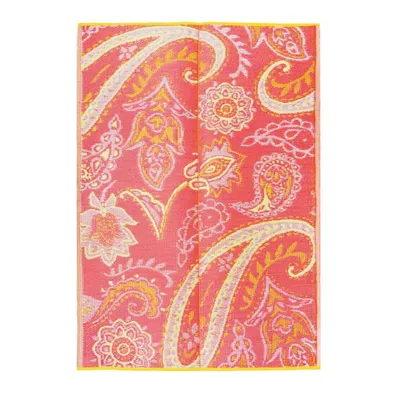 Produktbild von Outdoorteppich Boho Paisley ca. 180x120cm Polypropylen (PP) für Freizeit, Balkon, Terrasse