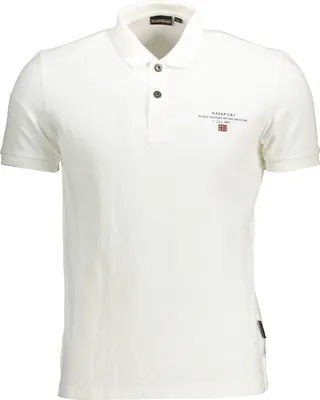 Obrázok produktu pre NAPAPIJRI Polo Herren Textil Weiß SF12695 - Größe: M
