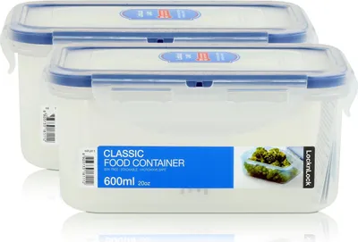 Produktbild von LocknLock HPL811 Frischhaltedose 600ml (2er Pack)
