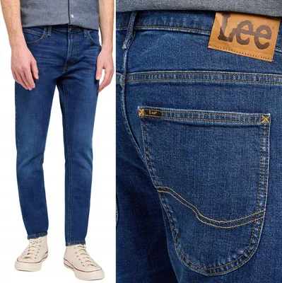 Obrázok produktu pre LEE, Herren Jeanshosen, Slim fit, LUKE, W33 L34, Blau, Jeans, baggyjeans, buggy
