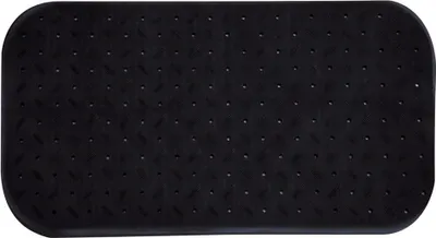 Produktbild von MSV Premium Duschmatte Badematte Badewannenmatte Badewanneneinlage antibakteriell rutschfest mit Saugnäpfen - Schwarz - duftet nach Rosen - ca. 36 x 76 cm - waschbar bei 60° Grad