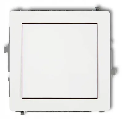 Immagine prodotto di Karlik DECO, pulsante unipolare da incasso, finitura bianco opaco