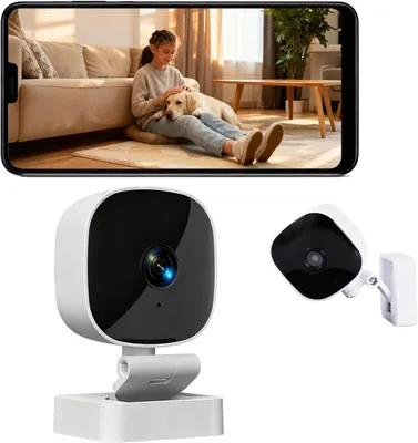 Produktbild von Baby Kamera WLAN Innen mit 2K Video, Haustierkamera für Hund und Katze, Zwei-Wege-Audio, Nachtsicht und Smartphone App Überwachung