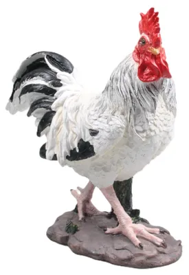 Produktbild von Hahn/Gartenfigur - innen/ausen - 25 x 13 x 30 cm - Tier-Gartenfiguren