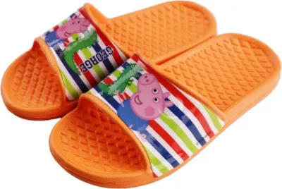 Produktbild von Peppa Wutz George Saurier Kinder Sandalen Latschen – Orange / 29/30