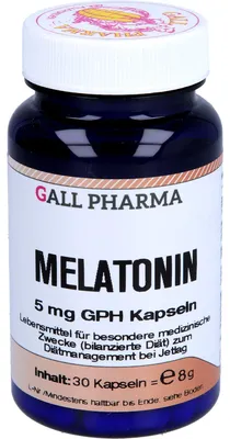 Zdjęcie produktu dla GALL PHARMA Melatonina 5 mg Kapseln, 30 St. Kapseln