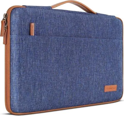 Zdjęcie produktu dla Wodoodporna torba na laptopa 15,6 cala, niebieska, laptop
