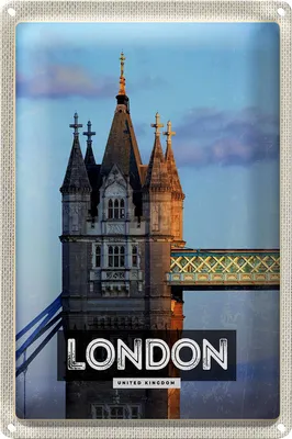 Produktbild von Blechschild Reise 20x30cm London UK Architektur Reiseziel