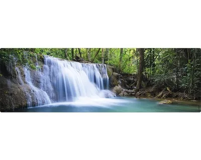 Produktbild von mySPOTTI Badrückwand aqua Waterfall 140x45 cm