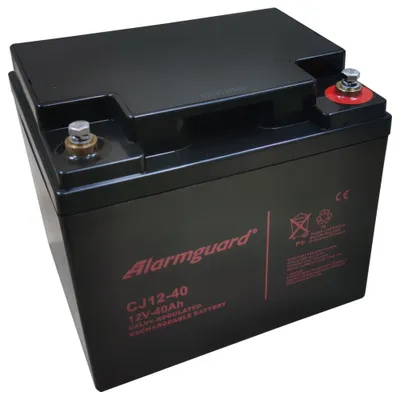 Obrázek produktu pro ALARMGUARD CJ12-40 Bezúdržbový olověný akumulátor 12V, kapacita 40Ah, životnost 5 let