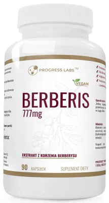 Obrázok produktu pre PROGRESS LABS Berberis: Extrakt z berberýny, berberín 777 mg, 90 kapsúl