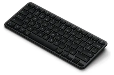 Obrázok produktu pre Bezdrôtová klávesnica SATECHI Slim EX1, kompaktná Bluetooth klávesnica pre Mac, Windows a Android, rozloženie QWERTY (anglické), strieborná