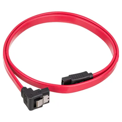 Produktbild von Kabel SATA – SATA III Akyga AK-CA-51 6GB/s 90 stopni kątowy do napędu dysku 50cm
