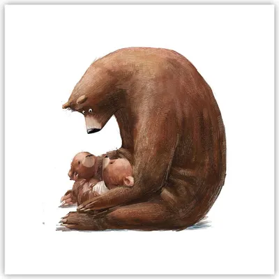 Produktbild von Poster - Poster ohne Rahmen - Bär Teddybären Kinder - 40x40 cm - Wand Bild - Wanddeko - Wandbilder - Kunstposter - Wandposter - Bilder - Kunstdruck - Wanddekoration - Wandbild - P2XAC40x40-4732