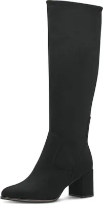 Produktbild von MARCO TOZZI Damen Stiefel Stretch Reißverschluss Blockabsatz 2-25500-41, Größe:38 EU, Farbe:Schwarz