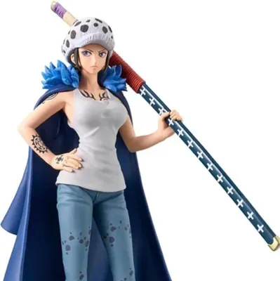 Produktbild von Banpresto One Piece Trafalgar Law Grandline Series Figur 16 Cm Blau Blau One Size