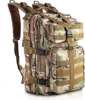 Produktbild von (Cp-tarnung) Militärrucksack, Taktischer Rucksack 35L Armee Rucksack MOLLE Assault Pack Taktischer Kampfrucksack für Outdoor Wandern Camping Trekking Angeln Jagd