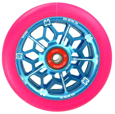 Produktbild von Core Hex Hollow Stunt-Scooter Rolle 110mm Hellblau/PU Pink